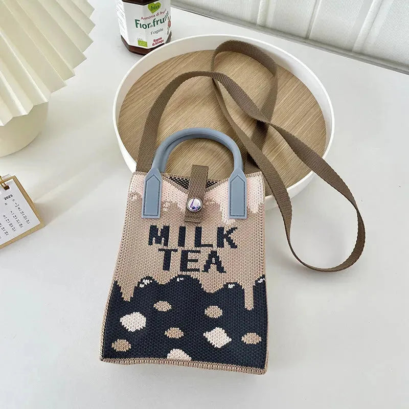 Love Mini Knit Shoulder Crossbody Bag - Bella Enchanté